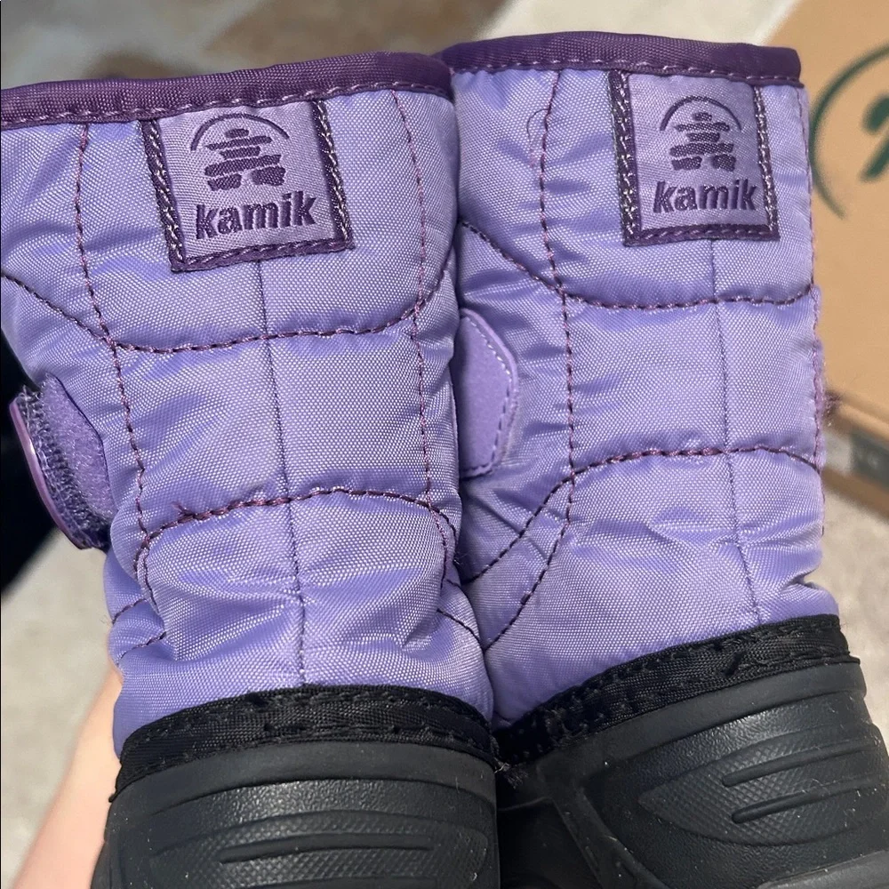 Kamik  Snowbug 5 Waterproof Winter Boots SZ 10 purple - Picture 3 of 6